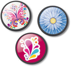 Nikidom Set 3 x Insigne Roller NIKIDOM, motiv Floralia (ND-9108)