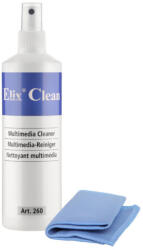 Elix clean Set curatare monitoare TFT/LCD/notebook (spray 250ml, + laveta microfiber 40 x 40cm), ELIX Clean (ECS-826001) - roua