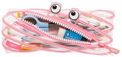 ZIPIT Penar cu fermoar, ZIPIT Clear Monster - roz (ZP-426529) Penar