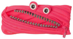ZIPIT Penar cu fermoar, ZIPIT Grillz Monster - roz cu dinti argintii (ZP-141452) - roua Penar