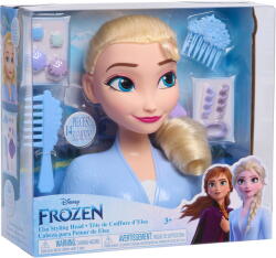Just Play Disney Frozen 2 Basic Elsa Styling Head, Make-up and Hairdressing Head (32806) Figurina