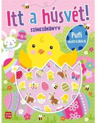 Móra Könyvkiadó Itt a húsvét! - színezőkönyv pufi matricákkal (MO4987) - jatekbolt