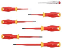 TOYA extra vékony szigetelt csavarhúzó készlet 7 db-os, VDE 1000V (YT-282681) (YT-282681)