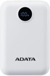 ADATA 296506 C100 Digital Display 10000mAh PowerBank White, Powerbank