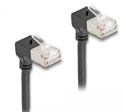 Delock Patch Cord Delock 80297, S/FTP, Cat6a, 0.25m, Black (80297)