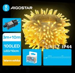 Aigostar - LED външен коледен гирлянд 100xLED/8 режима 13m IP44 топло бяло (AI1376)