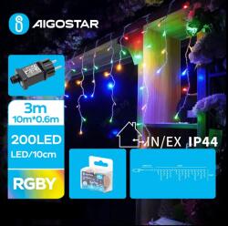 Aigostar - LED външен коледен гирлянд 200xLED/8 режима 13x0, 6m IP44 многоцветен (AI1415)