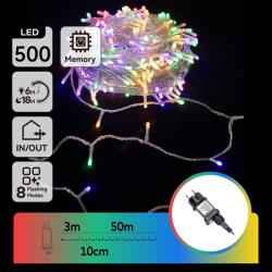 Aigostar - LED външна коледна гирлянда с 500 LED, 8 режима, 53 м, IP44, многоцветна (AI1389)