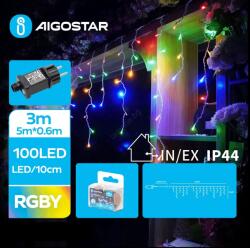 Aigostar - LED Външен светлинен низ 100xLED/8 функции 8x0, 6m IP44 многоцветен (AI1414)