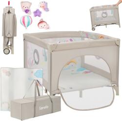 Lionelo Lionelo, Mille Plus, parcul de joaca pentru copii, Grey Beige