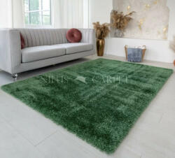  Shaggy szőnyeg Super (Dark Green) 200x280cm Méregzöld