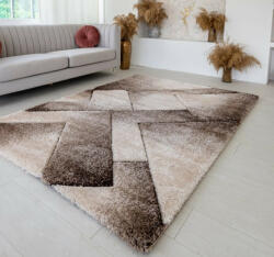  Shaggy szőnyeg California 3D 716 (Vizon Beige) 160x220cm Bézs