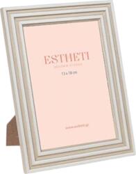 Eurolamp Képkeret 17, 7x22, 7cm fehér-barna műanyag