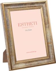 Estetic Képkeret 17, 5x22, 5cm antik ezüst műanyag