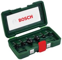 Bosch 6 műhelyszett keményfém marógép műanyag tokban (tengely Ø 6 mm) 2607019462 (2607019462)