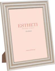 Eurolamp Képkeret 19, 7x24, 8cm fehér-barna műanyag