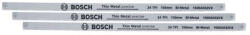 Bosch 1600A032UL Fémfűrész-lapok, 150 mm, 24 TPI, 3 db (Green) (1600A032UL)