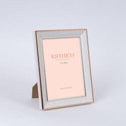 Eurolamp Képkeret 16, 7x21, 6cm fehár-arany műanyag