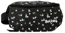 BeUniq Virágos Övtáska - Black