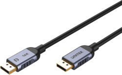Unitek C1628GY01-1M DisplayPort kábel Fekete, Szürke (C1628GY01-1M) - compzone