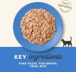 Applaws tasakos eledel macskáknak tonhallal és rákkal, lében 70 g