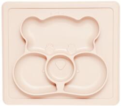Kidnort Placă împărțită din silicon cu tampon de lumină Kidnort Retter (KPRKIRETPLPL) Set pentru masa bebelusi