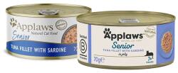 Applaws Konzerv macskáknak Senior Tonhalfilé és Szardínia zselében 70 g