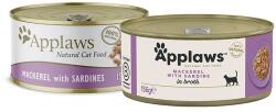 Applaws macskakonzerv makrélával és szardíniával húslevesben 156 g