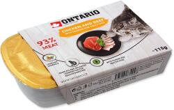 ONTARIO nedves eledel, csirke és marha taurinnal 115 g
