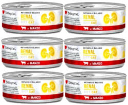 Disugual Disugual Nedves macskaeledel Veterinary RENAL Marha (felnőtt) 6x85 g