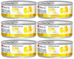 Disugual Disugual Nedves macskaeledel Veterinary RENAL Csirke (felnőtt) 6x85 g