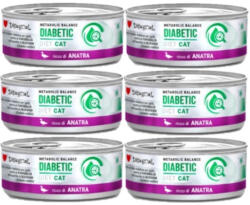 Disugual Disugual Nedves macskaeledel Állatorvosi DIABETES Kacsa (felnőtt) 6x85 g