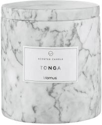 Blomus (Германия) Ароматна свещ BLOMUS FRABLI с аромат Tonga - Ø10 х h11 см - цвят сив (BLOMUS 65452)