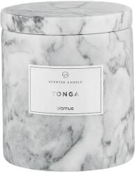 Blomus (Германия) Ароматна свещ BLOMUS FRABLI с аромат Tonga - Ø8 х h9 см - цвят сив (BLOMUS 65451)
