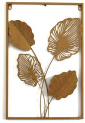 EXOD fali fém dekor, bükkfa levelek - 60x40cm - ML12