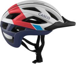 CASCO Cuda kerékpáros sisak - kék/piros/fehér