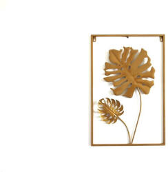 EXOD fali fém dekor, pálmalevelek - 60x40cm - ML09