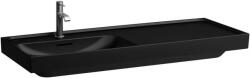 Laufen MEDA Mosdó 120 x 46 cm, jobb polcos, egy csaplyuk, középen, Matt Fekete H8171107161041 (H8171107161041)