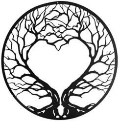 EXOD fali fém dekor, szeretet fa - MRWA-16