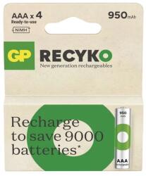 GP ReCyko NiMH Akkumulátor tölthető elem HR03 (AAA) 950mAh 4db B25114 (B25114)