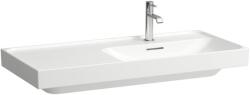 Laufen MEDA Mosdó 100 × 46 cm, bal polcos, egy csaplyuk, középen, Fehér H8171170001041 (H8171170001041)