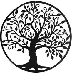 EXOD fali fém dekoráció, életfa - MRWA-10