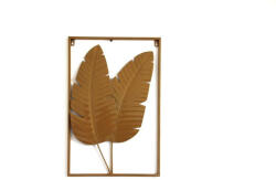 EXOD fali fém dekor, pálmalevelek - 60x40cm - ML08