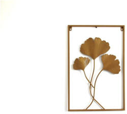 EXOD fali fém dekor, páfrányfenyő levelek - 60x40cm - ML07