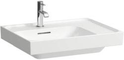 Laufen MEDA Mosdó 60 × 46 cm, jobb polcos, alsó éle csiszolt, egy csaplyuk, középen, Fehér H8181110001041 (H8181110001041)
