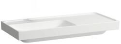 Laufen MEDA Mosdó 100 × 46 cm, jobb polcos, túlfolyónyílás nélkül, csaplyuk nélkül, Matt Fehér H8171187571121 (H8171187571121)