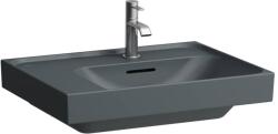 Laufen MEDA Mosdó 60 x 46 cm, bal polcos, egy csaplyuk, középen, Matt Grafit H8171127581041 (H8171127581041)