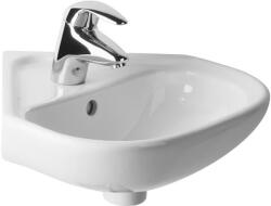 Laufen LAUFEN PRO Sarokkézmosó 45 × 46 cm, egy csaplyuk, középen, Fehér H8166120001311 (H8166120001311)