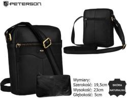 ZELLIA Peterson Férfi Bőr Oldaltáska Ptn 711E-Opu-6835 Fekete (ZLK-ptn-711eopu6835-b-93578608)