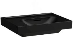 Laufen MEDA Mosdó 60 x 46 cm, bal polcos, csaplyuk nélkül, Matt Fekete H8171127161091 (H8171127161091)